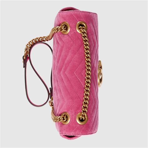 gucci pink baby bag|Gucci makeup bag pink velvet.